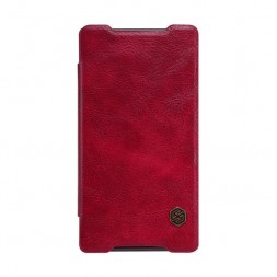 Чехол Nillkin Qin Leather Case для Sony Xperia Z5 Compact (Z5 mini) Red (красный)
