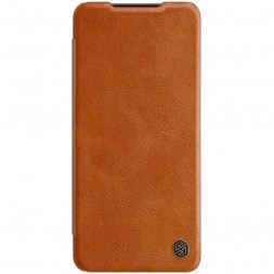 Чехол Nillkin Qin Leather Case для Samsung Galaxy A22 4G A225 коричневый