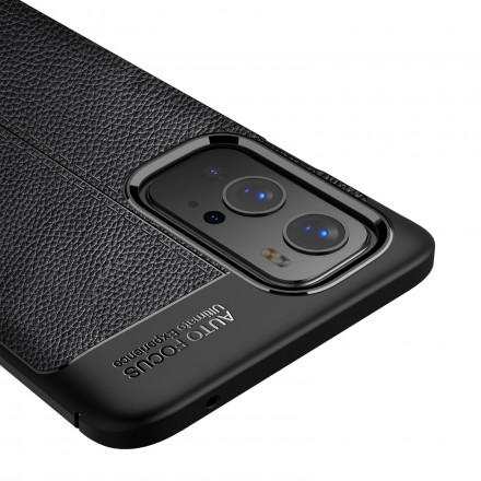 Накладка силиконовая для OnePlus 9 Pro под кожу чёрная