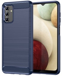 Накладка силиконовая для Samsung Galaxy M23 5G M236/M13 4G M135​ карбон сталь синяя