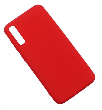 Накладка силиконовая Soft Touch для Samsung Galaxy A50 A505 / Samsung Galaxy A30s красная