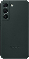 Накладка Samsung Leather Cover для Samsung Galaxy S22 S901 EF-VS901LGEGRU зелёная