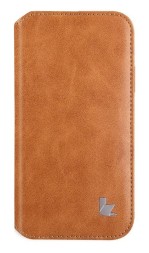 Чехол Jisoncase Vintage Luxurious Fashion для iPhone X Brown (коричневый)