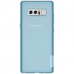 Накладка силиконовая Nillkin Nature TPU Case для Samsung Galaxy Note 8 N950 прозрачно-синяя