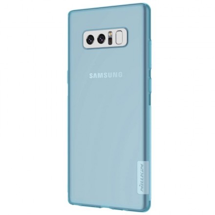 Накладка силиконовая Nillkin Nature TPU Case для Samsung Galaxy Note 8 N950 прозрачно-синяя