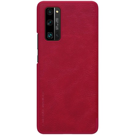 Чехол-книжка Nillkin Qin Leather Case для Huawei Honor 30 Pro / 30 Pro+ красный