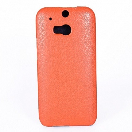 Чехол Melkco для HTC One M8 Orange LC (оранжевый)