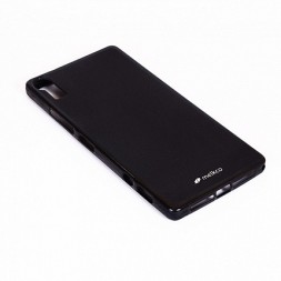 Накладка Melkco Poly Jacket силиконовая для Lenovo Vibe Shot Z90 Black Mat (черная)