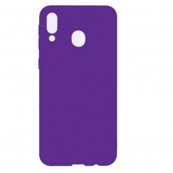 Накладка силиконовая Silicone Cover для Samsung Galaxy A30 A305 фиолетовая