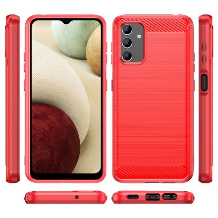 Накладка силиконовая для Samsung Galaxy M23 5G M236 / Samsung Galaxy M13 4G M135​ карбон сталь красная