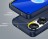 Накладка силиконовая для ASUS Zenfone 9 карбон сталь синяя