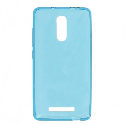 Накладка силиконовая для Xiaomi Redmi Note 3 прозрачно-синяя