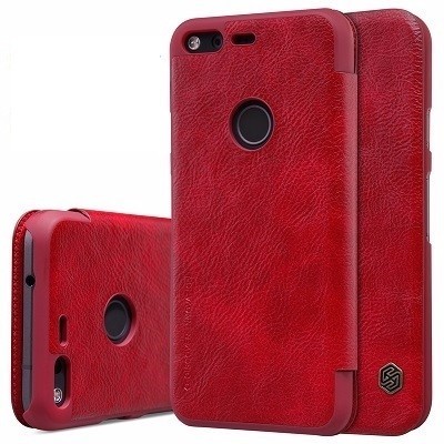 Чехол-книжка Nillkin Qin Leather Case для Google Pixel (5.0&quot;) красный