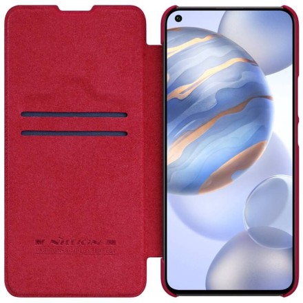Чехол-книжка Nillkin Qin Leather Case для Huawei Honor 30 красный