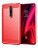 Накладка силиконовая для Xiaomi Mi 9T / Mi 9T Pro / Redmi K20 / K20 Pro карбон сталь красная