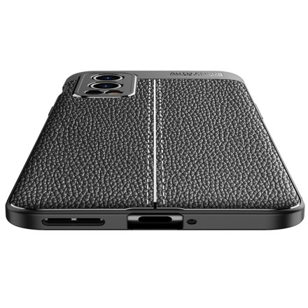 Накладка силиконовая для OnePlus Nord 2 5G под кожу чёрная