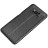 Накладка силиконовая для Poco X3 NFC / Poco X3 Pro под кожу чёрная