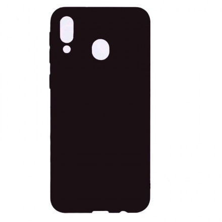 Накладка силиконовая Silicone Cover для Samsung Galaxy A30 A305 / Samsung Galaxy A20 A205 черная