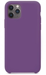 Накладка силиконовая Silicone Case для Apple iPhone 11 Pro фиолетовая