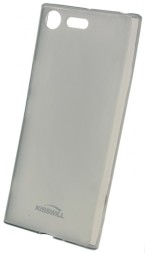 Накладка силиконовая KissWill для Sony Xperia XZ прозрачно-чёрная
