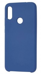 Накладка силиконовая Silicone Cover для Xiaomi Redmi 7 синяя