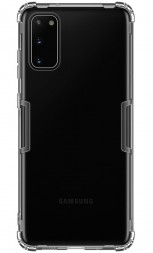 Накладка силиконовая Nillkin Nature TPU Case для Samsung Galaxy S20 G980 прозрачно-черная