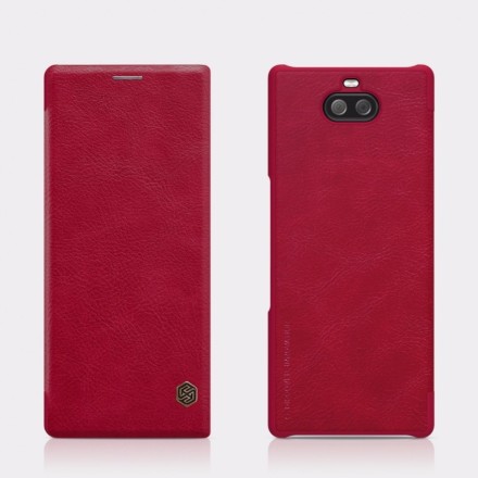 Чехол-книжка Nillkin Qin Leather Case для Sony Xperia 10 Plus / XA3 Ultra красный