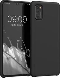 Накладка силиконовая Silicone Cover для Samsung Galaxy A41 A415 черная