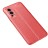 Накладка силиконовая для OnePlus Nord 2 5G под кожу красная