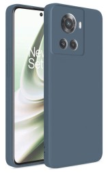 Накладка силиконовая Soft Touch для OnePlus Ace / OnePlus 10R платиново-серая