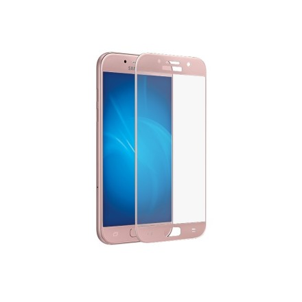 Защитное стекло Aiwo для Samsung Galaxy A5 (2017) A520 полноэкранное розовое