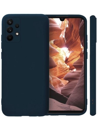 Накладка силиконовая Silicone Cover для Samsung Galaxy A13 4G A135 синяя