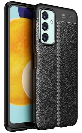Накладка силиконовая для Samsung Galaxy M23 5G M236 / Samsung Galaxy M13 4G M135 под кожу чёрная