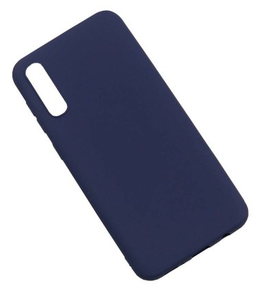 Накладка силиконовая Soft Touch для Samsung Galaxy A50 A505 / Samsung Galaxy A30s синяя
