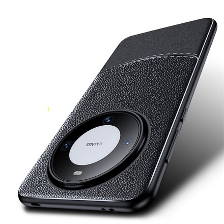Накладка силиконовая для Huawei Mate 60 Pro под кожу чёрная