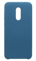 Накладка силиконовая Silicone Cover для Xiaomi Redmi 5 Plus синяя