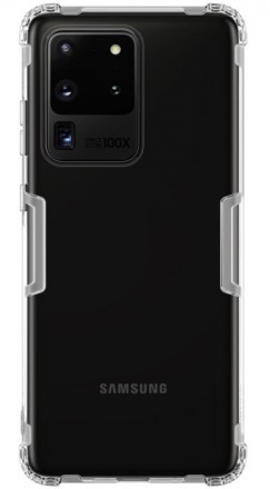 Накладка силиконовая Nillkin Nature TPU Case для Samsung Galaxy S20 Ultra G988 прозрачная