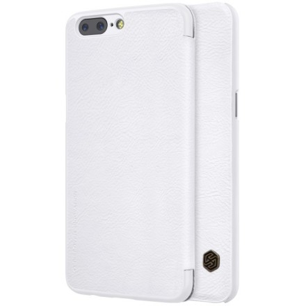 Чехол-книжка Nillkin Qin Leather Case для OnePlus 5 белый