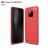 Накладка силиконовая для Huawei Mate 20 Pro карбон сталь красная