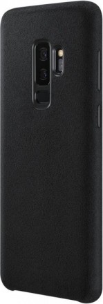 Накладка Alcantara для Samsung Galaxy S9 Plus G965 чёрная