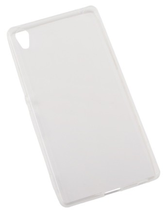 Накладка силиконовая для Sony Xperia Z3+/Z4 прозрачно-белая