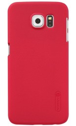 Накладка пластиковая Nillkin Frosted Shield для Samsung Galaxy S6 G920 красная