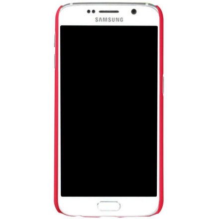 Накладка пластиковая Nillkin Frosted Shield для Samsung Galaxy S6 G920 красная