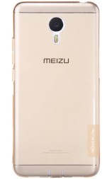 Накладка силиконовая Nillkin Nature TPU Case для Meizu M3 Note золотая