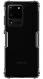 Накладка силиконовая Nillkin Nature TPU Case для Samsung Galaxy S20 Ultra G988 прозрачно-черная