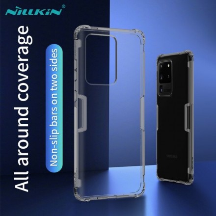 Накладка силиконовая Nillkin Nature TPU Case для Samsung Galaxy S20 Ultra G988 прозрачно-черная