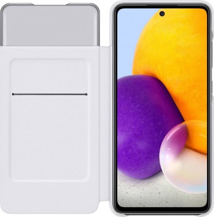 Чехол Smart S View Wallet Cover для Samsung Galaxy A72 A725 EF-EA725PWEGRU белый
