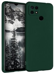 Накладка силиконовая Silicone Cover для Xiaomi Redmi 10C зелёная