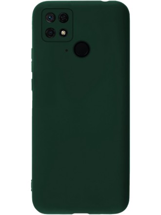 Накладка силиконовая Silicone Cover для Xiaomi Redmi 10C / Poco C40 зелёная