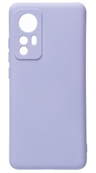Накладка силиконовая Silicone Cover для Xiaomi 12 Lite сиреневая